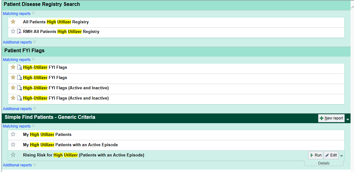 Figure 4 Patient Disease Search Example